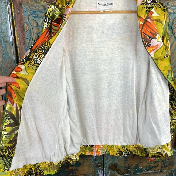Vintage silky colorful track jacket - Picture 4 of 6